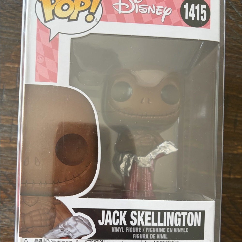 Funko Pop! Disney Jack Skellington #1415 Brown chcoclate Vinyl Figure